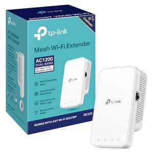 TP-Link WiFi Extender Booster, Dual Band RE330 AC1200 Mbps Mesh WiFi Range Extender Repeater RE33 W/voucher