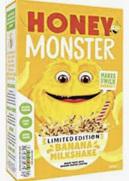 Honey Monster Banana Milkshake Puffs (Instore)
