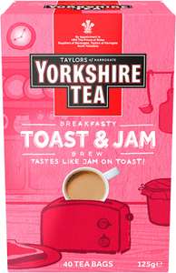 YORKSHIRE TEA TOAST & JAM 40S 125G £1 instore @ Cool Trader (Heron Foods) Edgeley