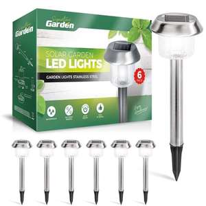 Signature Garden Solar Garden LED Lights - 6 pack in Corby