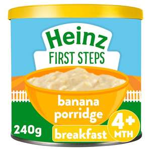 Heinz Sunrise Porridge 240G all flavours, 2 for £5 - Tesco clubcard price