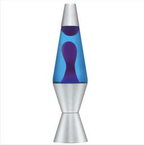 14.5" Classic Motion Lava Lamp - Blue/Purple - Free Click & Collect