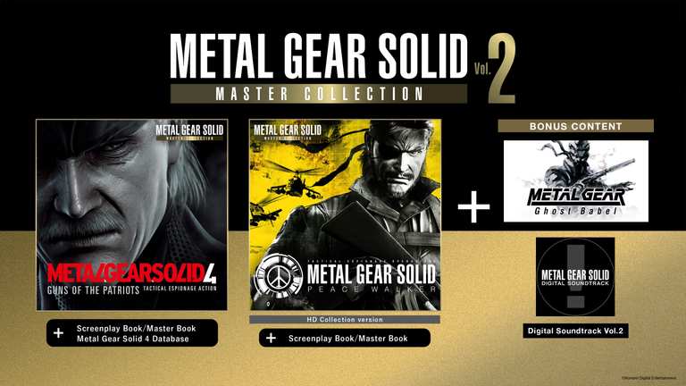 Metal Gear Solid: Master Collection Vol.2 (Pre-Order) - PC/Steam - w/code