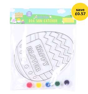 Easter fun and decorating reduced e.g Paint Your Own Easter Easter Egg Sun Catcher Kit
