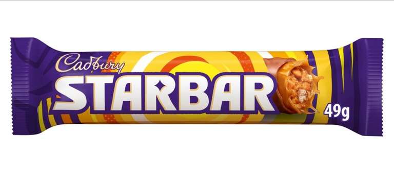 2 x Cadbury Starbar Chocolate Bar 49g