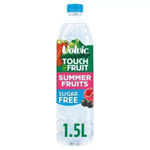 (Volvic Touch of Fruit Flavoured Water 1.5l) Summer Fruits Sugar Free / Special Edition Mango Passion Sugar Free + 7 Others - Each