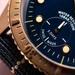 Oris Carl Brashear Calibre 401 Limited Edition bronze-cased watch