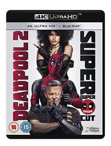 Deadpool 2 4k Blu Ray £5 sold and dispatched by D & B ENTERTAINMENT Amazon