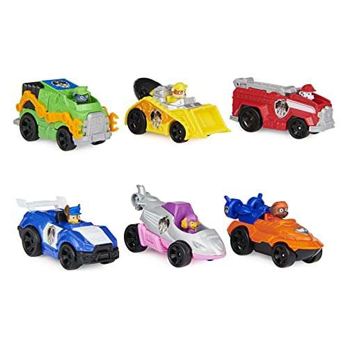 Paw Patrol, True Metal Movie Gift Pack of 6 Collectible Die-Cast Toy Cars, 1:55 Scale, Kids’ Toys for Ages 3 and up - £12.49 @ Amazon