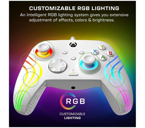 Turtle Beach Afterglow Wave Wired Controller for Xbox – White £17.97 at ...