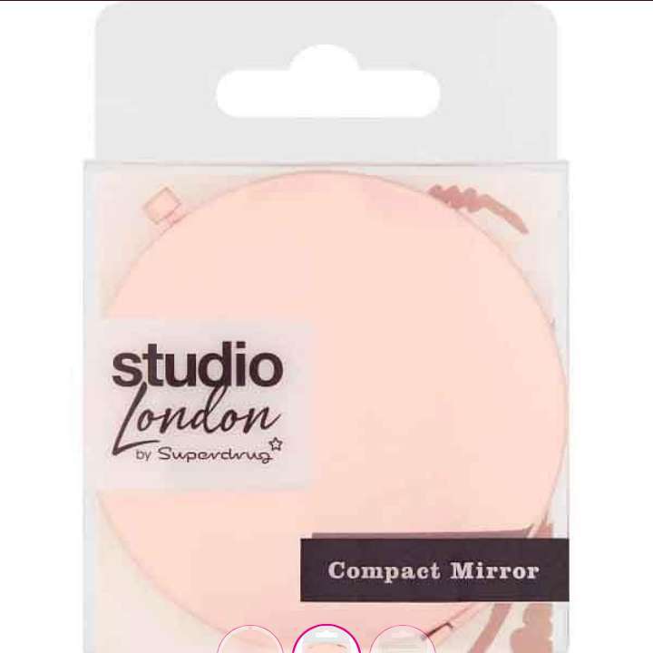 Studio London Compact Mirror / Magnifying Mirror: 2 for 75p (Buy 1 get 2nd 1/2 price) + Free Click & Collect