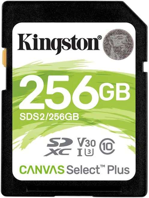 Kingston Canvas Plus 256gb SD Card - £15.45 @ Amazon