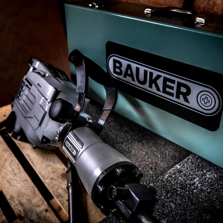 Bauker 1700W 15kg Demolition Breaker 240V plug with two chisel heads for £129.98 delivered @ Toolstation