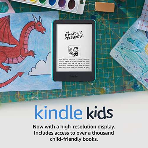 Kindle Kids (2022 release) | Includes a cover, access to over a thousand books and a 2-year guarantee