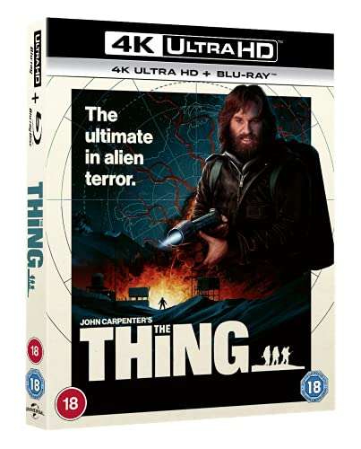 The Thing - 4K Ultra-HD (Includes Blu-Ray) [4K+BD] [1982] [Region Free] - £12.99 @ Amazon
