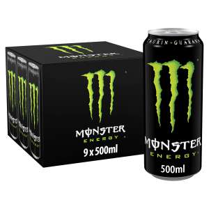 Monster Energy/ Ultra 9x 500ml cans £9/£7.50 S&S