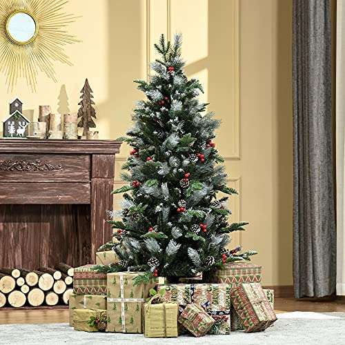 5FT Artificial Snow Dipped Christmas Tree £20.49 with code - Sold and dispatched by MHSTAR on Amazon