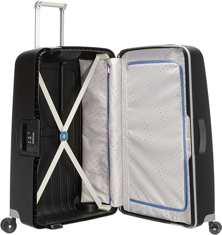 Samsonite S'Cure - Spinner L Suitcase, 75 cm, 102 L, Black