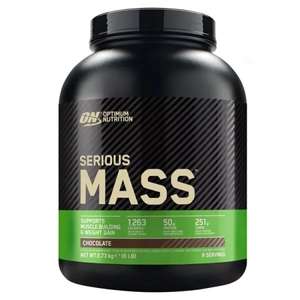 Optimum Nutrition Serious Mass Chocolate Body Building 2.73Kg - £24 Free Collection + Delivery at Superdrug