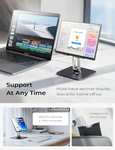 LISEN Tablet Stand 360° Adjustable Rotating Tablet Holder with voucher and code Sold by SFYou FBA