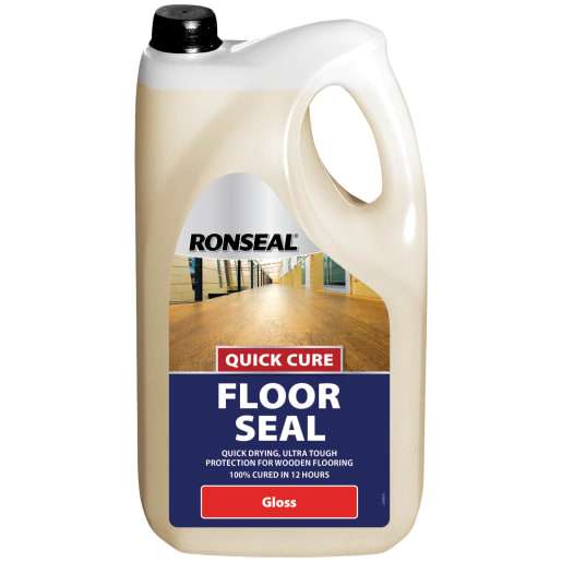 Ronseal Quick Cure Floor Seal 5 Litres Clear £6 (Limited Locations) + Free Click & Collect @ Jewson
