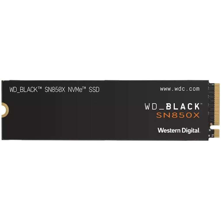 4TB - WD_BLACK SN850X PCIe Gen 4 x4 NVMe SSD - 7300MB/s, 3D TLC, 4GB Dram Cache (PS5 Compatible) - £244.99 + £7.99 Delivery @ Overclockers