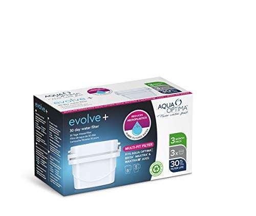 3pack Aqua Optima Water Filter Cartridge, 3 Months Supply, Compatible with Brita - £3.50 instore @ Tesco, Wrexham