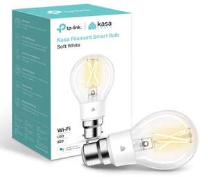 Kasa Light Bulb, B22, 7W (60W equiv.), No Hub Required £6.99 @ Amazon