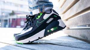 Nike Air Max 90 “Scream Green” Junior Trainers (Sizes 2.5 - 6) + £1.99 Click & Collect