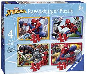 Ravensburger Marvel Spiderman 4 in Box puzzles £4.50 delivered at Amazon