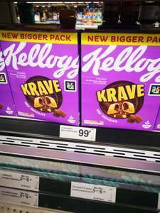 Kellogg's Krave Milk Chocolate 410g 99p dated 9/9/23 @ farmfoods Belle Vale