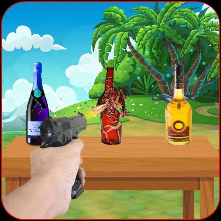 Bottle target shooting Master - Realistic 3d bottle shooting game - Temporarily Free @ Google Play