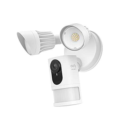 eufy Security Floodlight Camera, 2K, No Monthly Fees, 2000 Lumens, Weatherproof - £99.99 sold by Anker Direct @ Amazon