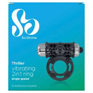So Divine Vibrating 2 in 1 Ring instore Leicester
