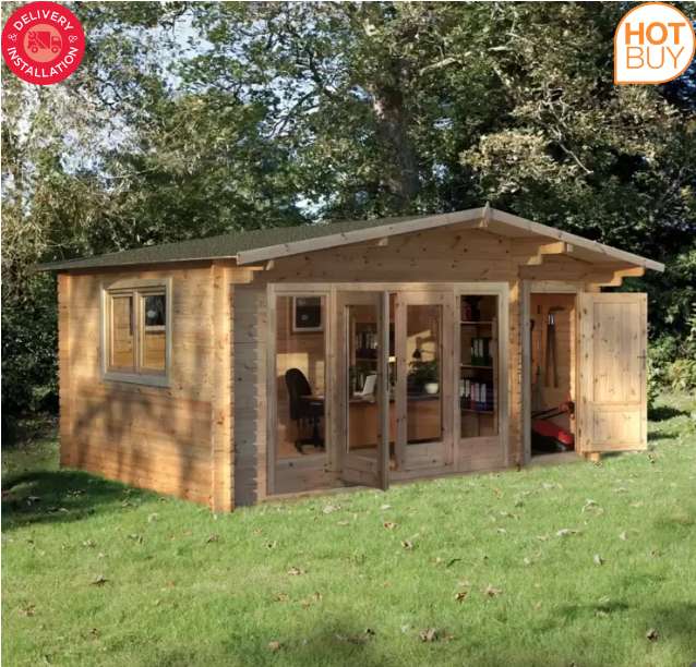 Forest Garden Kimbrey Log Cabin £4,899.99 Delivered £5,799.98 Installed (Members Only) @ Costco