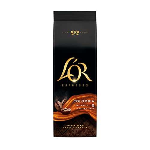 L'OR Espresso Colombia Coffee Beans 500G Intensity 8 100% Arabica - £11 @ Amazon