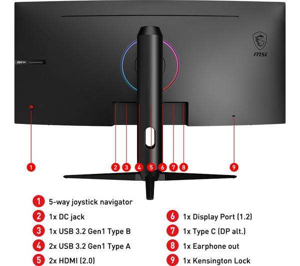 MSI Optix MAG301CR2 Full HD 30" Curved Gaming Monitor - Black £259 @ Currys