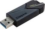 Kingston DataTraveler Exodia Onyx USB Flash Drive 3.2 Gen 1 DTXON/128GB or 256GB- with Sleek Moving Cap