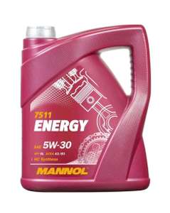 Mannol ENERGY 5w30 Fully Synthetic Engine Oil SN/CH-4 ACEA A3/B4 WSS-M2C913-B with code (Selected UK Mainland)