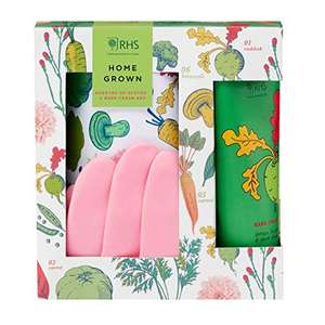RHS Beauty Home Grown Washing Up Gloves & 100Ml Hand Cream £4.58 with voucher @ Amazon