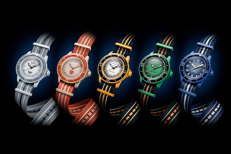 Blancpain X Swatch Bioceramic Scuba Fifty Fathoms Collection (available from selected stores)