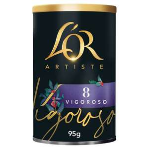 L'Or. Artiste 8 Vigoroso Instant Coffee 95G - £3.50 Clubcard Price @ Tesco