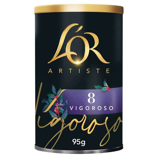 L'Or. Artiste 8 Vigoroso Instant Coffee 95G - £3.50 Clubcard Price @ Tesco