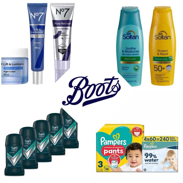 Save Up to 40% On Selected Bundles Sale (Including NO7, Bulldog, Pampers) Over 600 Lines + Free Next Day Delivery On Selected Lines W/Code