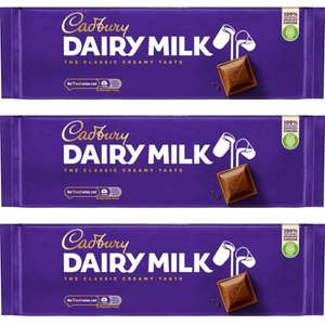 3 x Cadbury Dairy Milk Chocolate Bar, 300g
