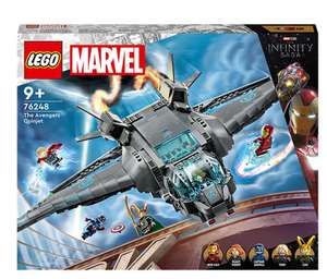 LEGO Marvel The Avengers Quinjet Building Toy 76248 Free Click & Collect