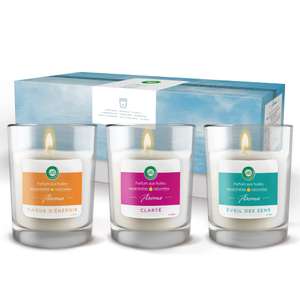 Airwick Aromatherapy Candles, Transparent, 220.0 gram (Pack of 3) - £4.33 / £3.88 S&S