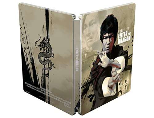 Enter the Dragon 50th Anniversary Ultimate Collector's Edition with Steelbook [4K Ultra HD] [1973] [Blu-ray] [2023] [Region Free]