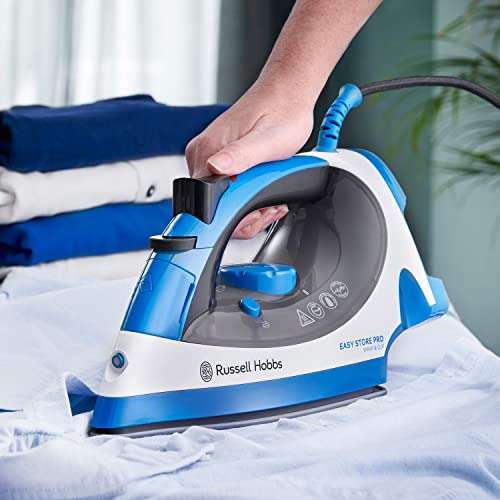 Russell Hobbs 23770 Easy Store Wrap & Clip Handheld Steam Iron with Vertical Garment Steamer Function - £12.99 @ Amazon