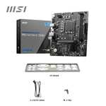 MSI PRO H610M-E DDR4 Motherboard, Micro-ATX - Supports Intel 12th Gen Core Processors